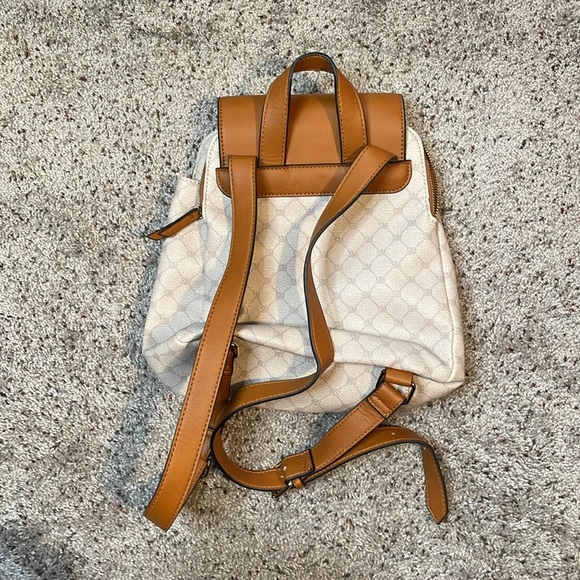 Steve‎ Madden Rare Dragon Light Cream & Pink Backpack Woman’s Purse - Picture 5 of 7